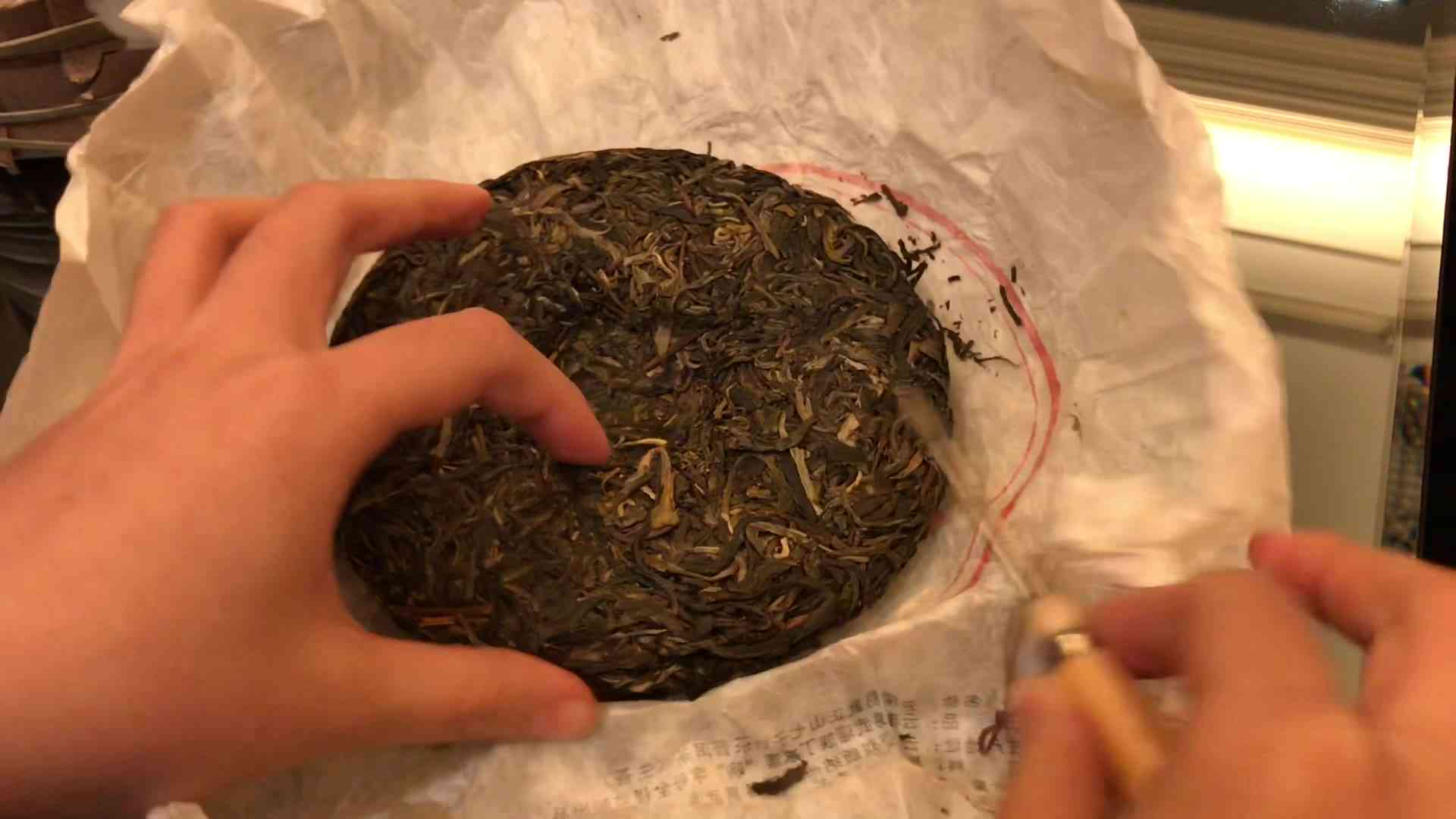 小方饼普洱茶怎么拆开喝啊