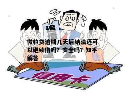 微粒贷逾期一天还清后还能不能借出来：安全吗？怎么还？