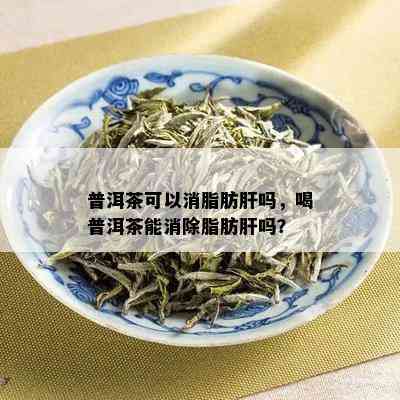 生普洱茶对降低脂肪肝的有效性及饮用方法解析