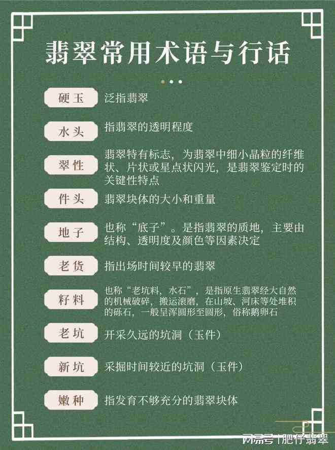 翡翠行业术语白卡解析：全面了解翡翠行话与相关概念