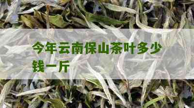 保山市普洱茶产量与价格：多少斤？