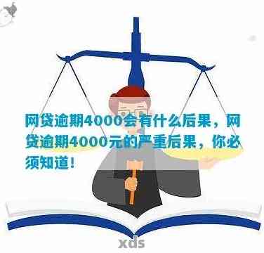 借呗4000逾期未还的后果：影响信用评分、贷款难度增大及罚息累积