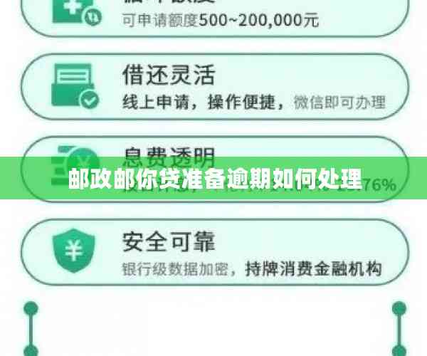 邮政贷款逾期还款被扣款如何处理？