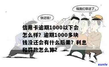 逾期1000多元未还款，信用卡可能面临的后果与解决方案