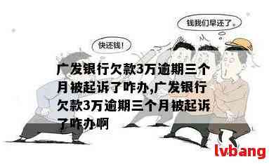 广发信用卡逾期三千块：处理方式、起诉风险与利息详解