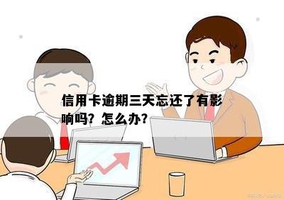 忘了还信用卡逾期3天怎么办，有影响吗？