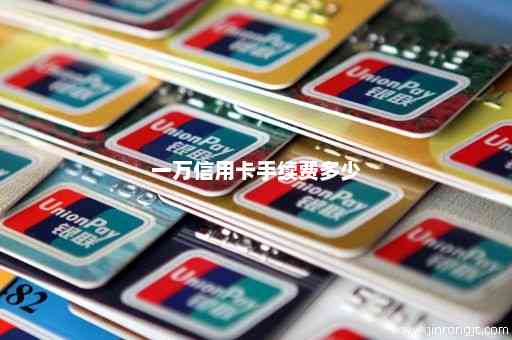 信用卡手续费计算：使用一万块钱需支付多少费用？