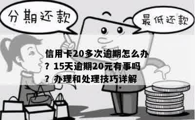 信用卡逾期5元，20天后如何解决？详细步骤与建议