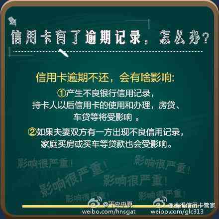 信用卡逾期一周会有什么后果？该如何解决这个问题？