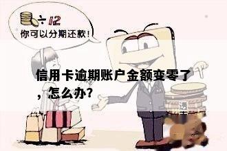 信用卡逾期一个月还款后，为什么账户余额变为0元？如何解决这个问题？