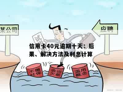 逾期7天信用卡40元：后果严重吗？如何补救？