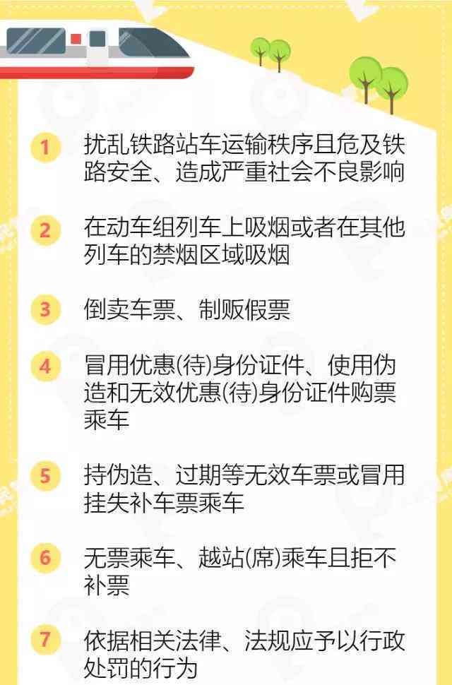 信用逾期后乘坐火车的新规定：高铁、动车、普通列车全解析