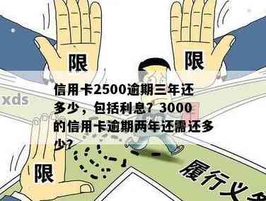 信用卡3000额度逾期两年后果如何处理？