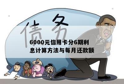 信用卡6000逾期一个月利息多少-信用卡6000逾期一个月利息多少钱