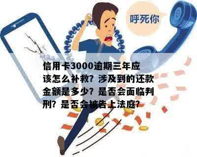 信用卡3000逾期3年利息是多少？逾期三年应如何补救？