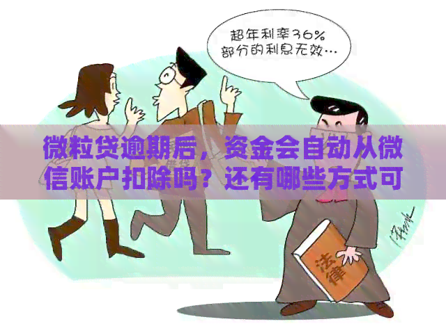 微粒贷逾期是否会从云闪付账户扣款？还有哪些方式可以还款？