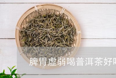 胃虚喝普洱茶：好处、效果及适宜人群，脾胃虚弱者的优选茶饮