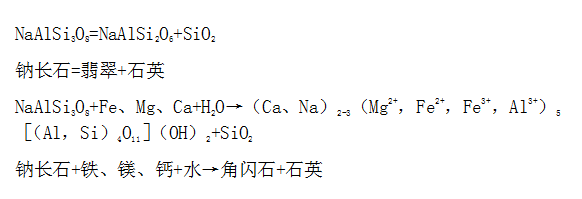 和田玉的主要矿物成分包括A石英、B云母、C透闪石和D角闪石。