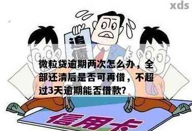 微粒贷逾期一天还款后，是否还能再次借款？