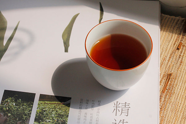 小橙干普洱茶