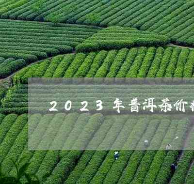 2023年普洱茶新茶市场分析及价格趋势预测