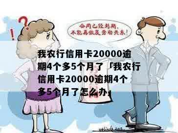 我农行信用卡20000逾期4个多5个月了会怎么样？