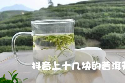 抖音老九普洱茶