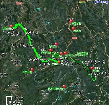 云南马县离普洱市多远：距离、路程、解答