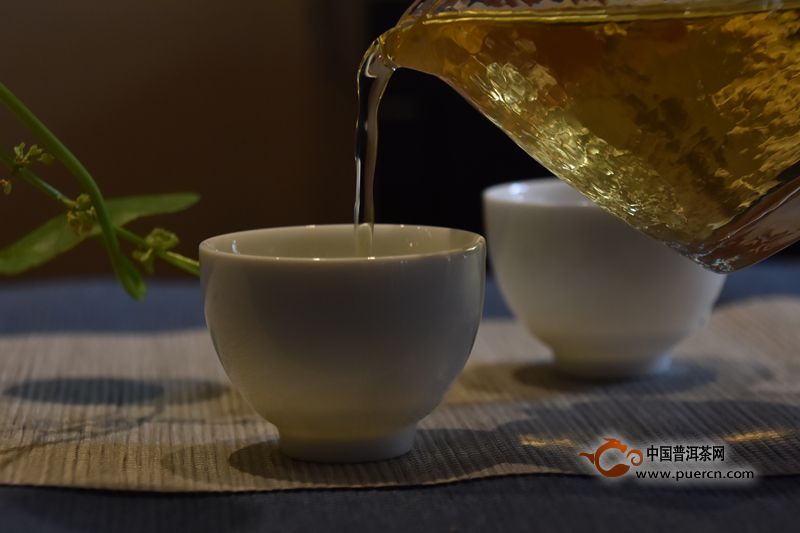 夜色中的普洱茶香：一杯静的茶，一深沉的思绪