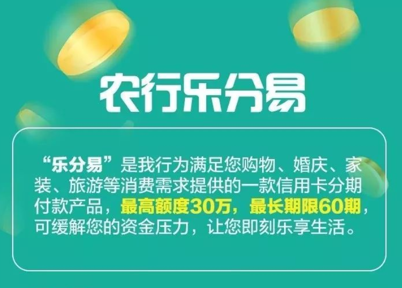 农行乐分易信用卡可以循环使用吗？