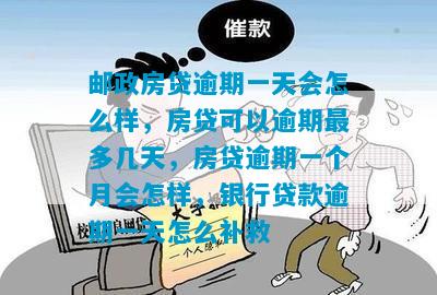 邮政还贷款逾期一天怎么办？邮政银行贷款还款晚了一天算逾期吗？如何处理？