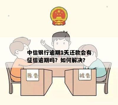 中信银行逾期1天还款会有逾期吗？如何处理？