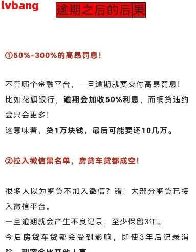 逾期3年网贷1千多：处理方法与后果