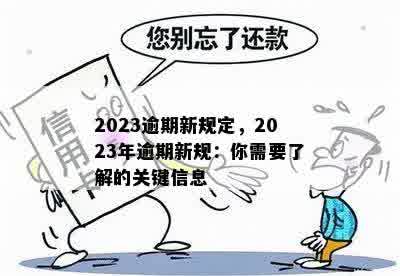 2023年逾期新政策和新规定是否相同？