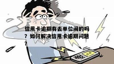 '业务员去单位办的信用卡逾期怎么办'如何处理？请提供详细步骤。