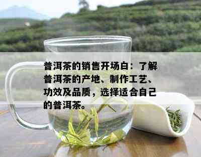 普洱茶自产自销介绍语：品质源自自我，信誉来自信。