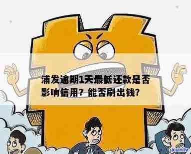 浦发信用卡逾期一天还款后是否能继续使用：安全及更低还款额问题解析