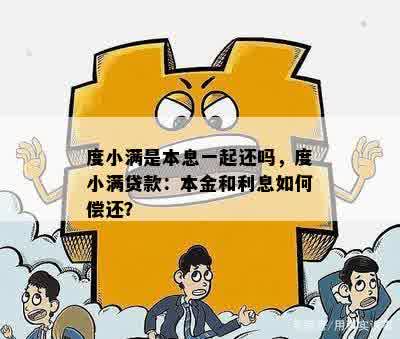 度小满可以先息后本还款吗？详解度小满还款方式及注意事项