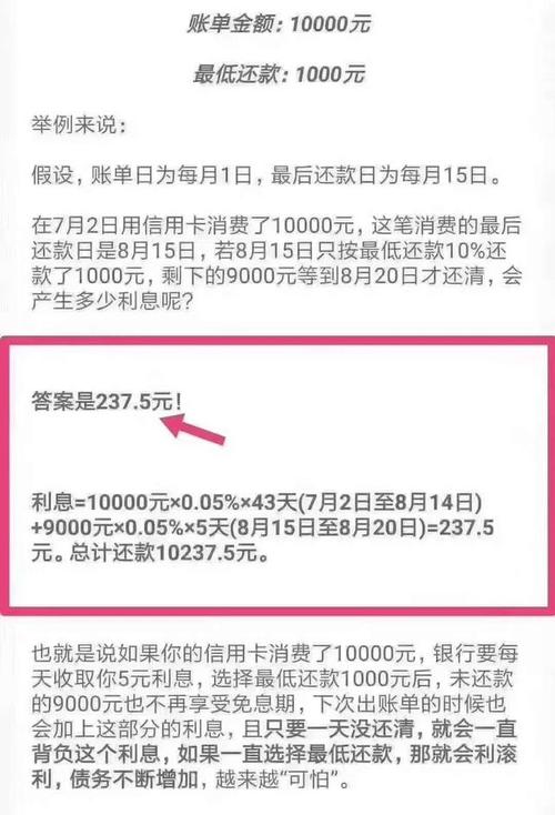 刷信用卡一万块钱怎么还，利息算法，能否分期还款？