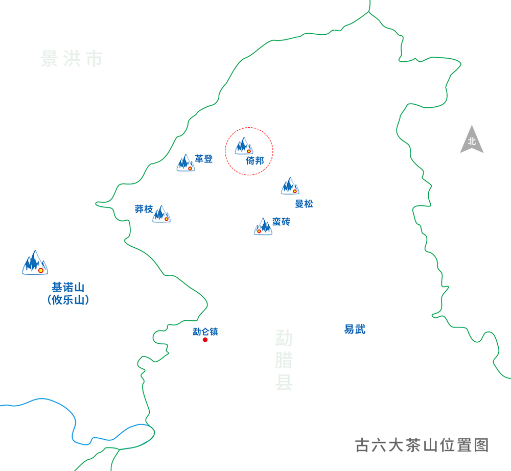 倚邦普洱茶：易武产区的高品质茶叶还是其他地区的？