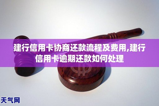 建行信用卡逾期协商：是否可行？具体流程和时间是怎样的？