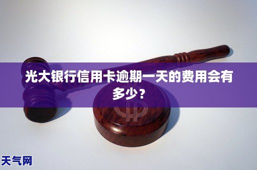 信用卡1000逾期一天多少钱