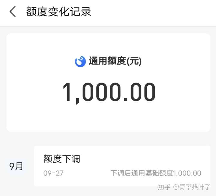 借呗额度降到1000了，借出来这样升的快吗？