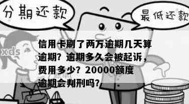 欠信用卡2万逾期4年：利息、起诉和还款金额全解析