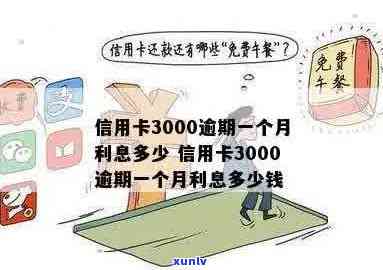 信用卡3000逾期一年后再还有什么事