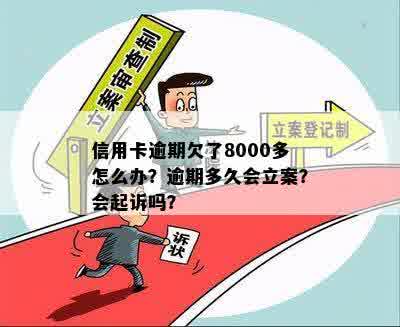 信用卡欠款8000元：逾期时间与立案的关系探讨