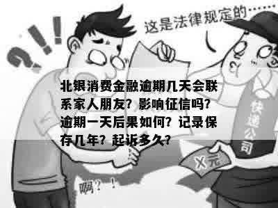 借呗逾期多久会导致记录、家人联系、起诉处理或银行卡冻结？