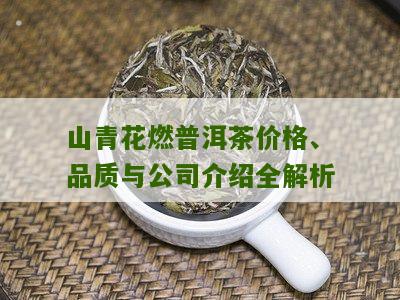 云南山青花燃茶业：产品品质、企业文化与客户评价的全方位解析