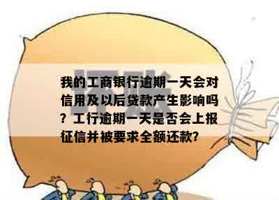 企业逾期还款一天会怎么样处理：上、影响借款能力、承担罚息等。