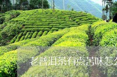 老普洱茶喝起来苦苦的